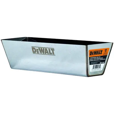 DeWALT Stainless Steel Mud Pans for Smooth Drywall Application