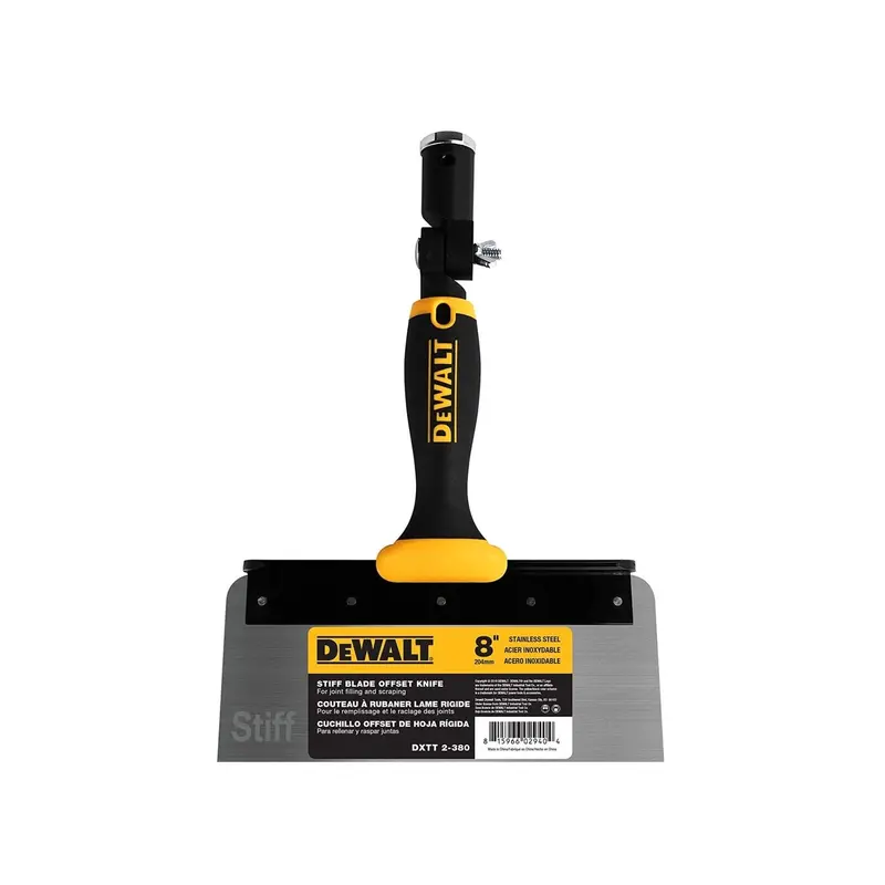 DeWALT Stainless Steel Offset Utility Knife with Soft-Grip Handle