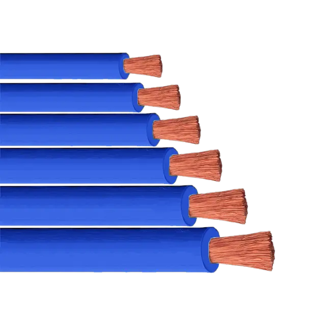Direct Wire Flex-A-Prene Blue Welding Cable – Flexible, Durable Stranded Copper