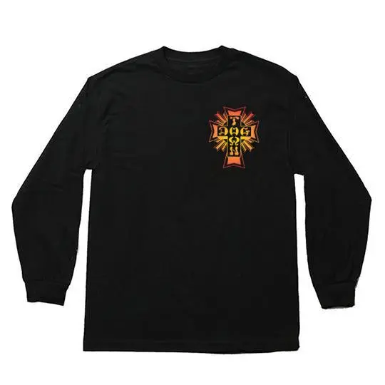 Dogtown Cross Fade Long Sleeve T-Shirt – Black
