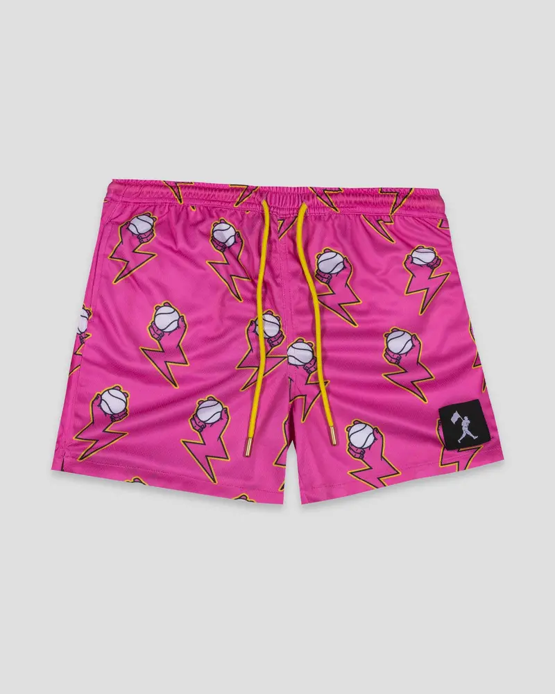 Electric Arms Pink Diamond Air Mesh Shorts
