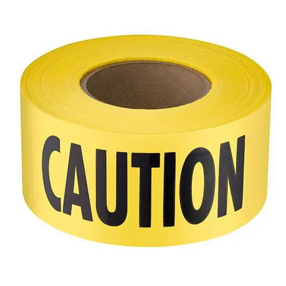 Empire “Caution” Barricade Tape – 1000-Foot Roll, ANSI-Compliant Safety Tape for General Use