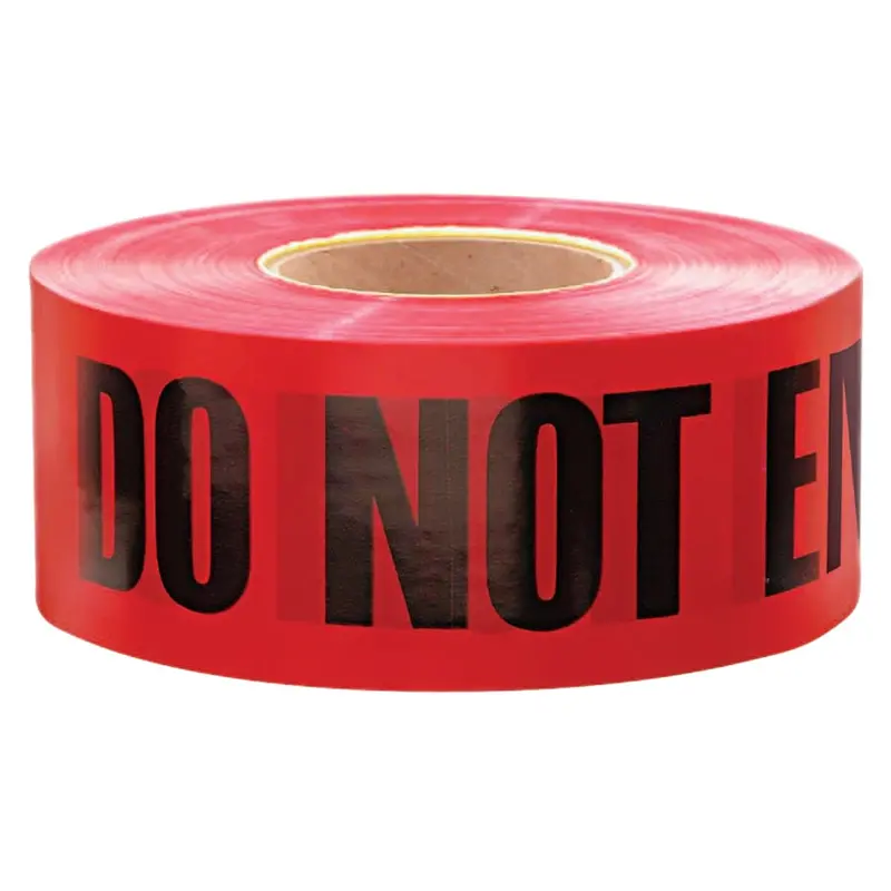 Empire Premium “Do Not Enter” Barricade Tape – 1000-Foot Roll, High-Visibility Safety Warning Tape