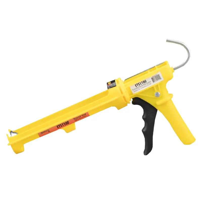 Ergonomic Dripless Caulk Gun with 10:1 Lever Ratio