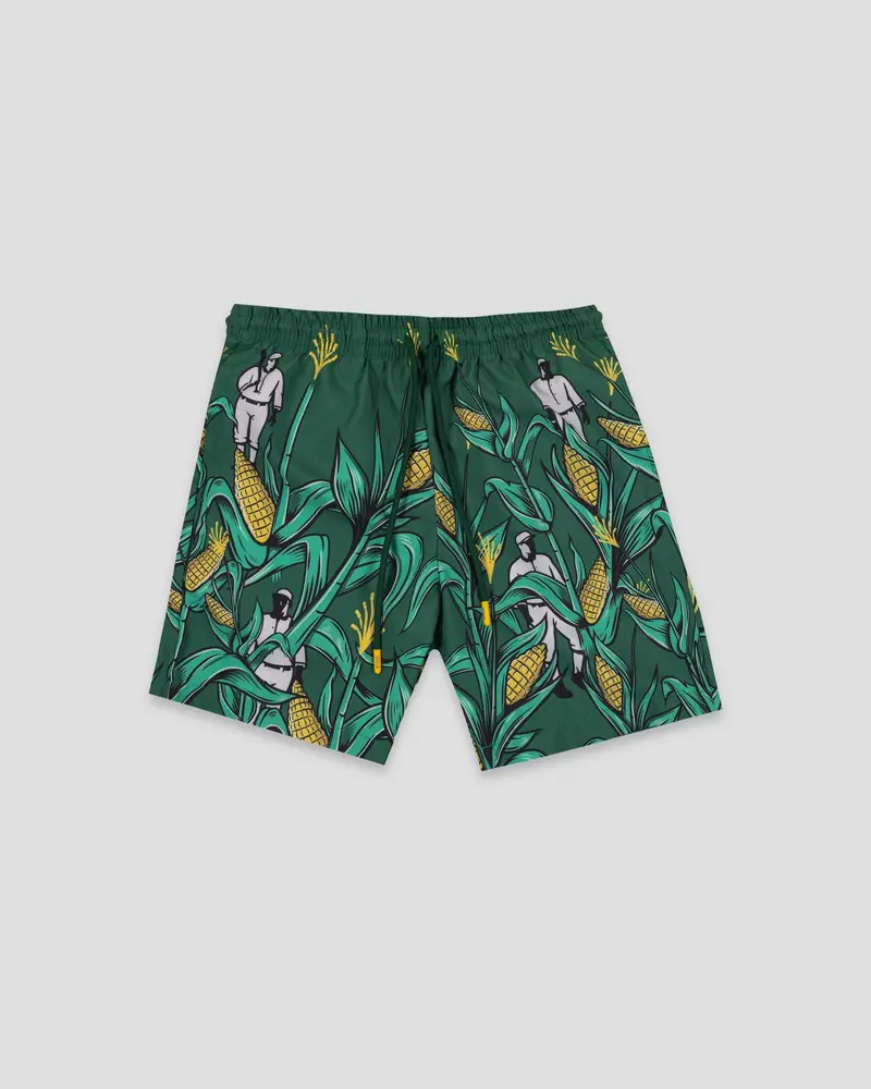 Field of Dreams Youth Swim Trunks – Nostalgic Baseball-Inspired Print