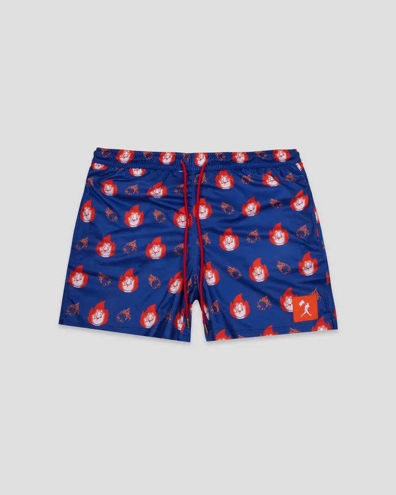 Flame Thrower Youth Diamond Air Mesh Shorts