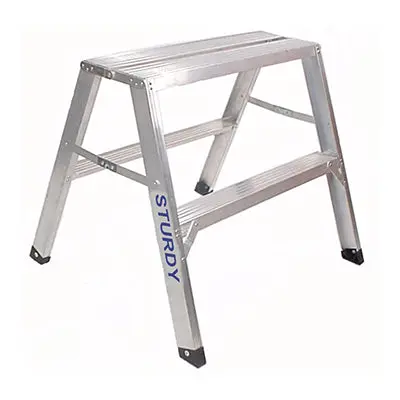 Flat-Top Aluminum Sawhorses – Heavy-Duty Support Stands
