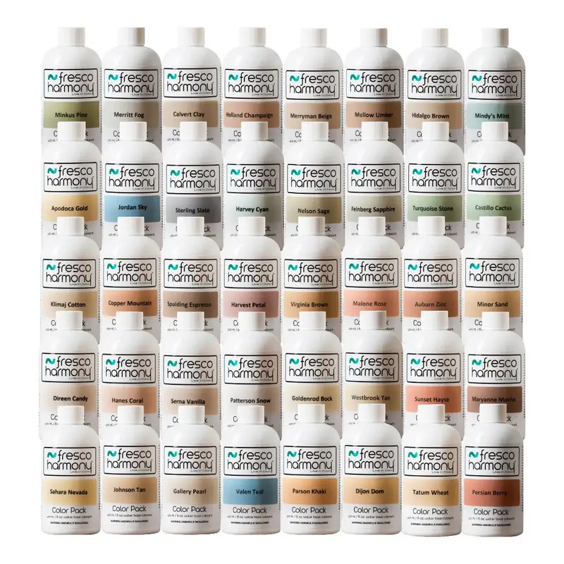 Fresco Harmony 8-Ounce Paint Color Sampler Pack