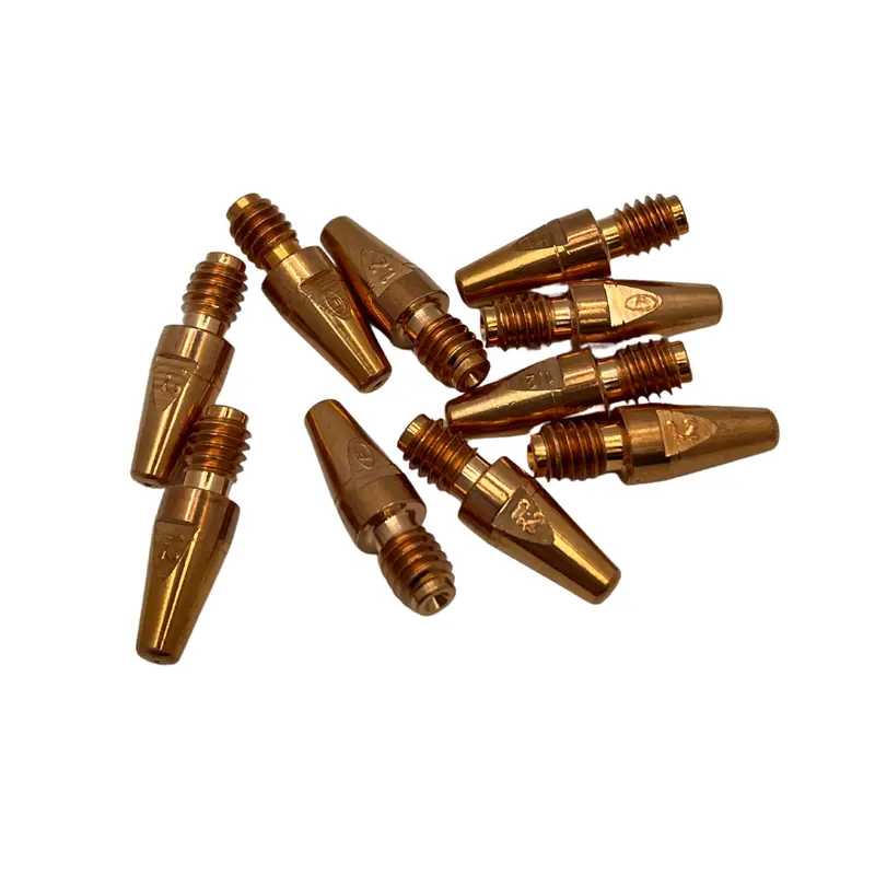 Fronius MTG 320i Aluminum Contact Tips – 0.045 in Diameter, 10 per Pack (42,0001,4751,10)