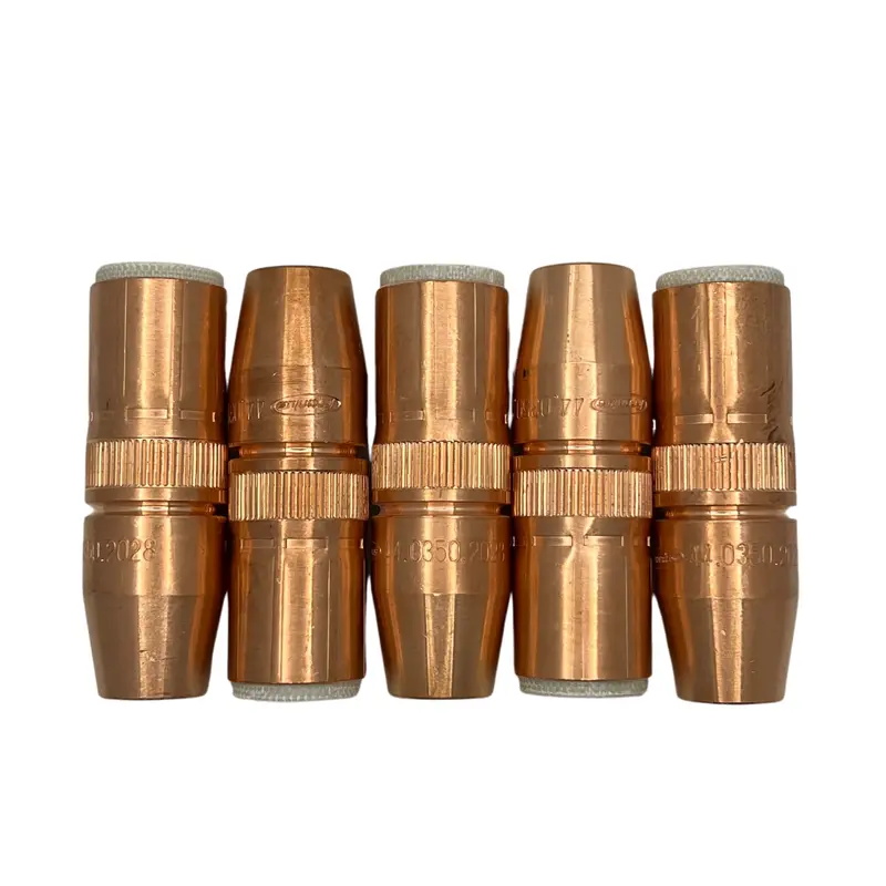 Fronius MTG 320i MIG Gun Gas Nozzle – Standard Size, 5-Pack (44,0350,2028,5)