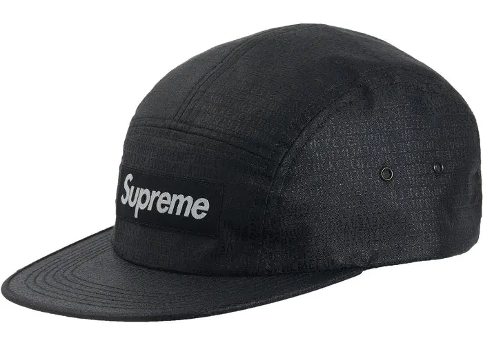 ‘Fuck Everybody’ Jacquard Camp Cap – Black