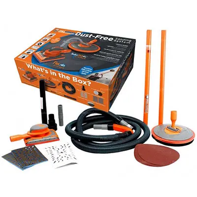 Full Circle Dust-Free Sanding System – Integrated Vacuum-Compatible Kit