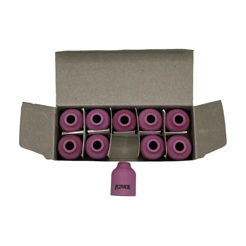 Furick #4 Ceramic TIG Nozzles for 9/20 Torches – 10-Pack