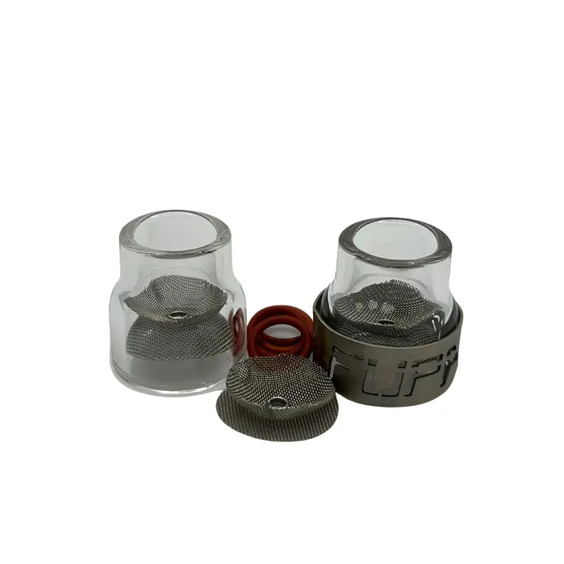 Furick Fupa #12 Glass Dab Cup Kit with Titanium Cover
