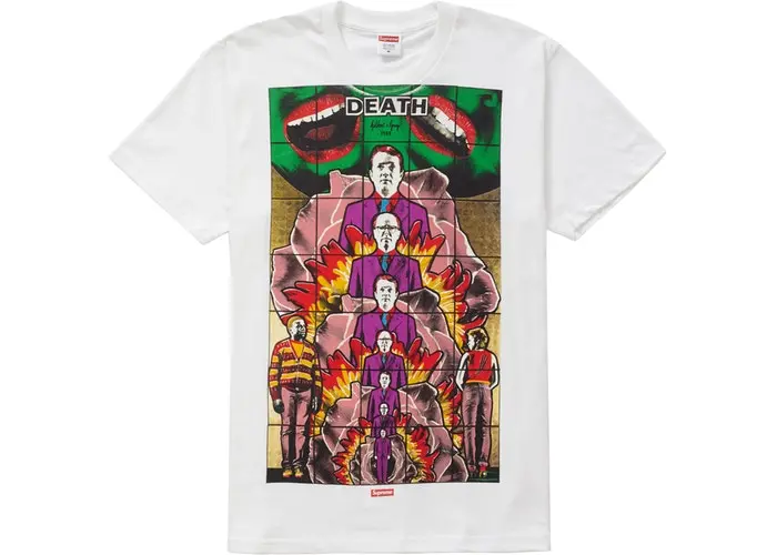 Gilbert & George Death Design T-Shirt in White