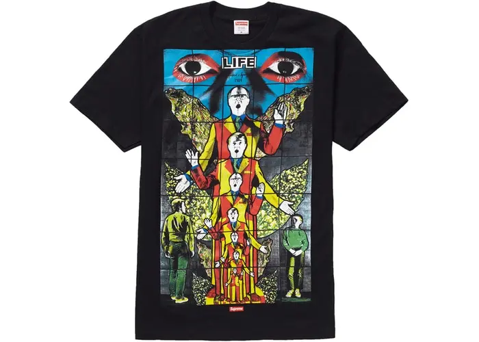 Gilbert & George Life Graphic T-Shirt in Black