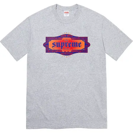 Grey Supreme Shotta Minimalist T-Shirt