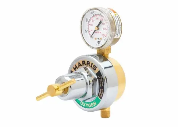 Harris 247-125 Single-Stage Oxygen Regulator – 1/4" Rh Pipeline, 4000825 1