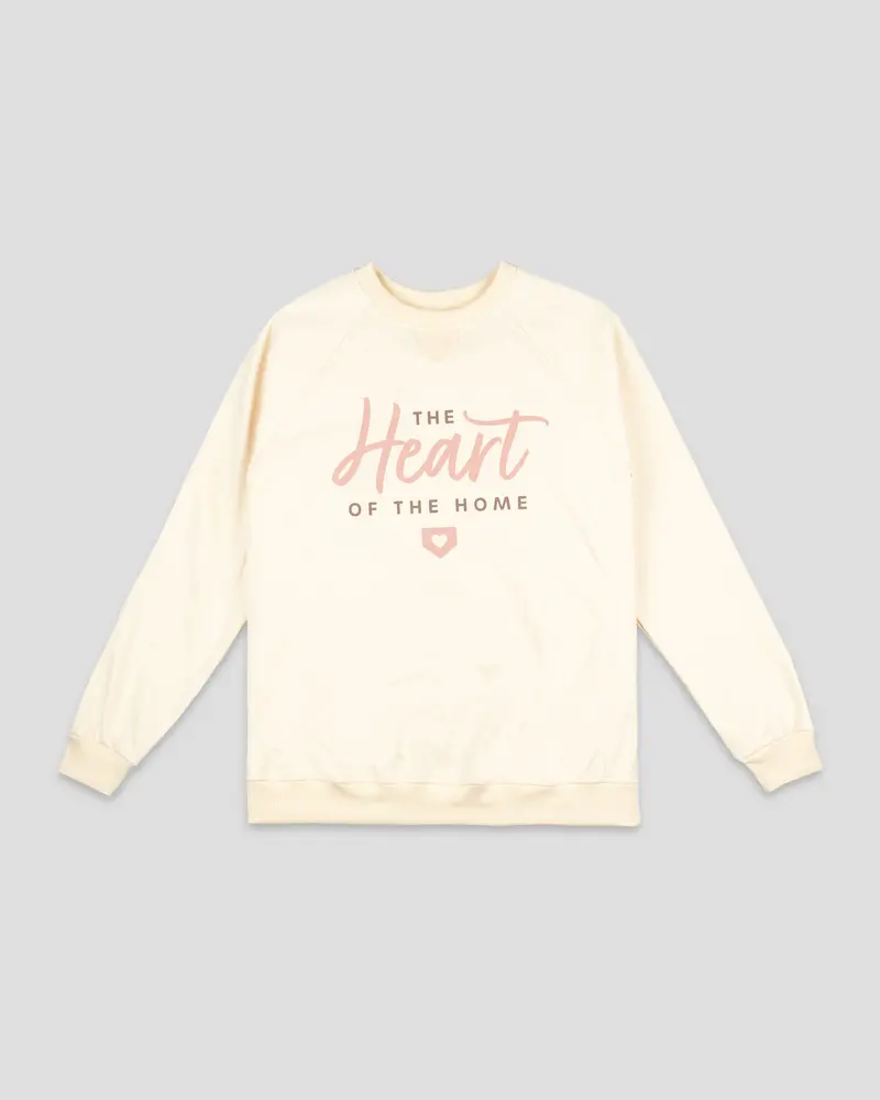 Heart of the Home Women’s Crewneck Cotton Sweater