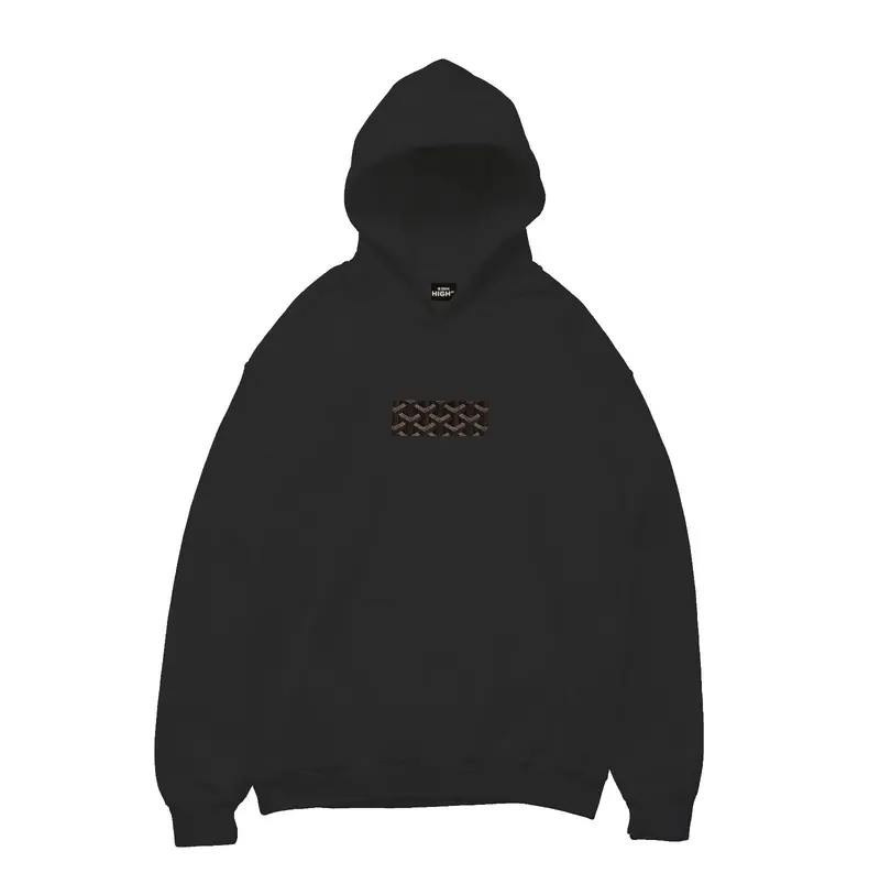 High Street NY Goya’ll Box Pullover Hoodie – Black