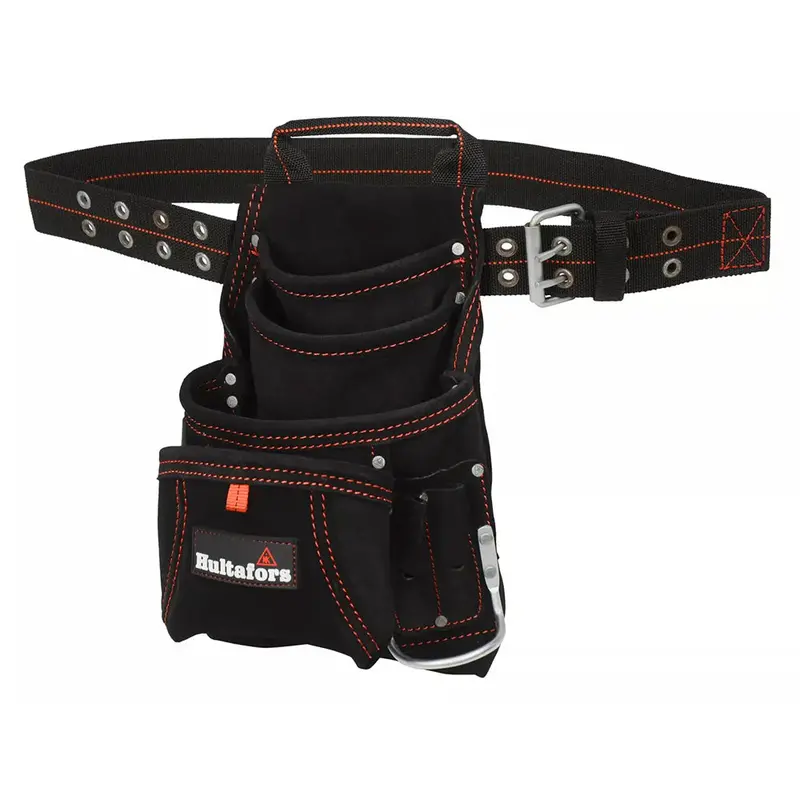 Hultafors Carpenter’s Suede Nail & Tool Bag with Adjustable Belt