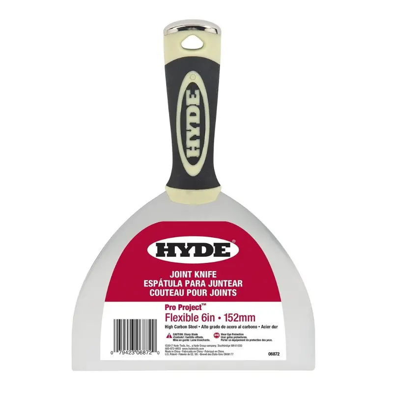 HYDE Pro Project Carbon Steel Joint Knives – Professional-Grade Drywall Taping Tools