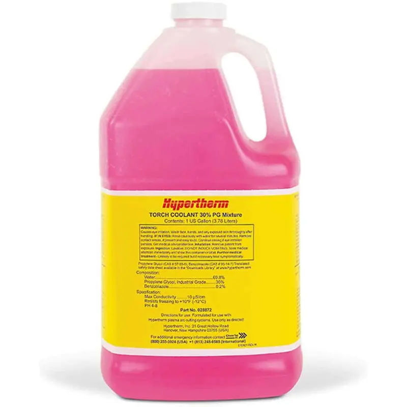 Hypertherm 100% Propylene Glycol Coolant Solution – 1-Gallon Container – Part #028873