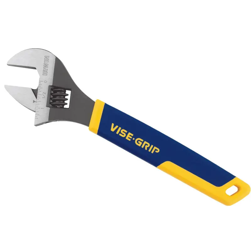 IRWIN 10-Inch Adjustable Wrench with 1/4-Inch Minimum Jaw Opening