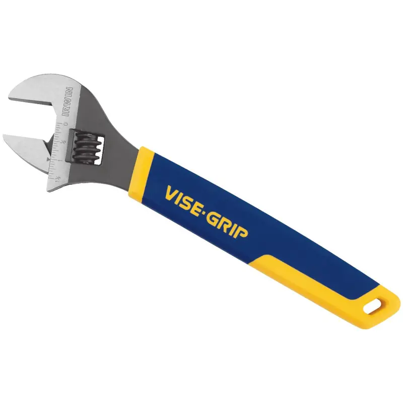 IRWIN 12-Inch Adjustable Wrench with 1.5-Inch Maximum Jaw Opening