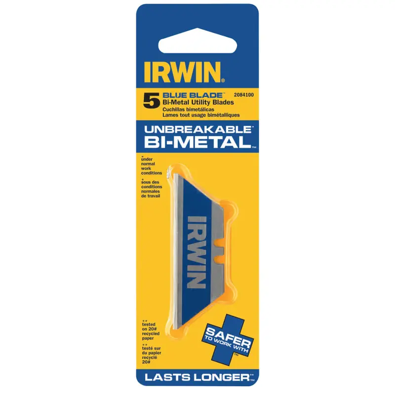 Irwin Bi-Metal Utility Blades (5-Pack) – 2084100