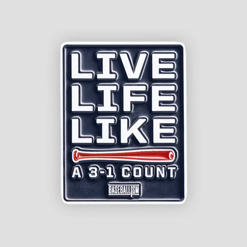 January 2023 Pin of the Month: Live Life Motivational Enamel Pin