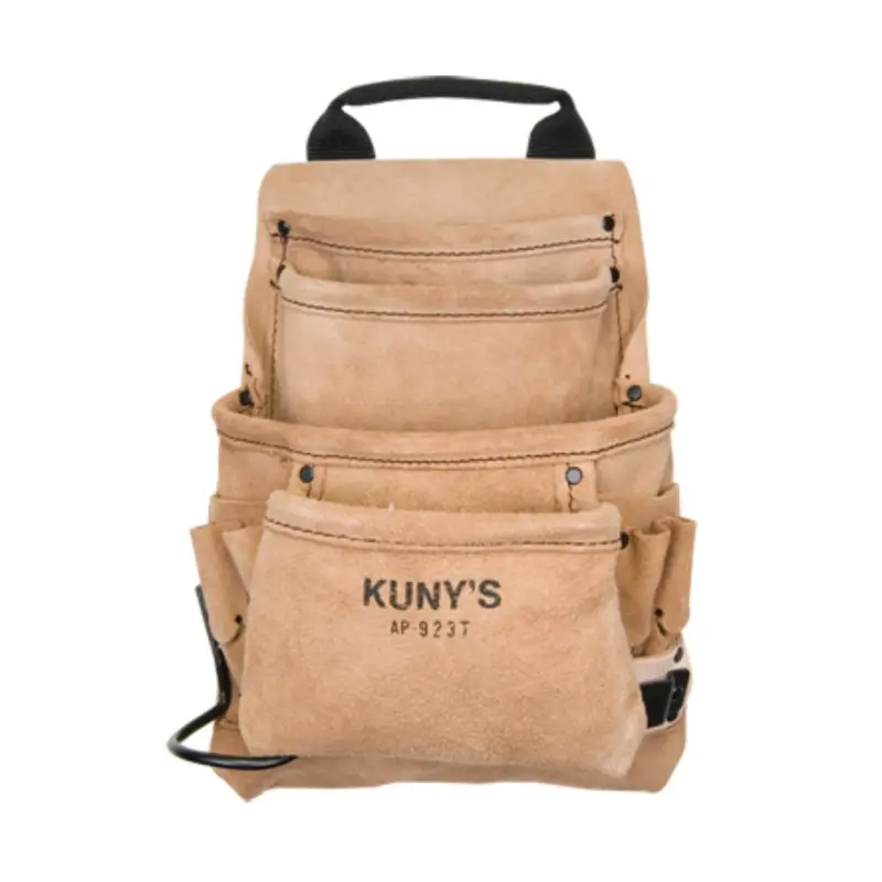 Kuny’s 10-Compartment Carpenter Pouch for Nails and Tools