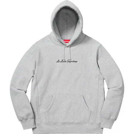 Le Luxe Grey Hooded Sweatshirt