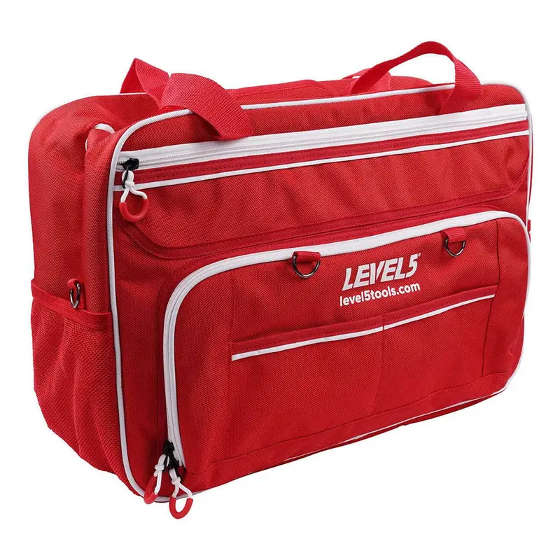 Level 5 Flat-Profile Tool Bag – Compact, Organized Drywall Accessory Storage