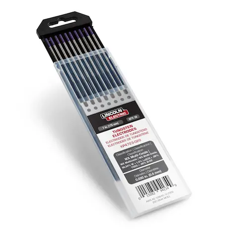 Lincoln Electric WX Multi-Oxide Tungsten Electrodes (10-Pack) – Premium Grade – Model KP4723
