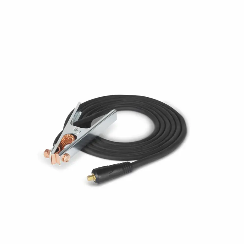 Lincoln Industrial Ground Clamp with 12.5-Foot Work Lead and Twist Mate (Dinse 10–25) Connector – K5482-1
