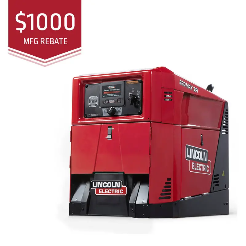 Lincoln K4779-1 Ranger 330MPX EFI Welder-Generator with GFCI Protection
