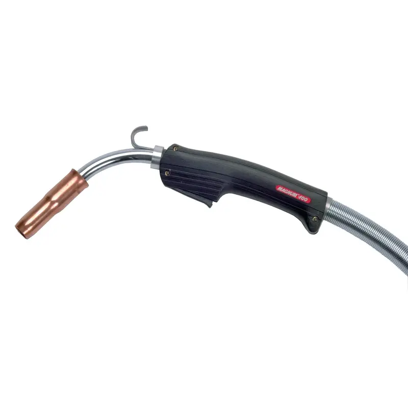Lincoln Magnum 400 Short-Neck MIG Welding Gun – 15-Foot Cable, 0.035–0.045 in Wire, Model K541-3