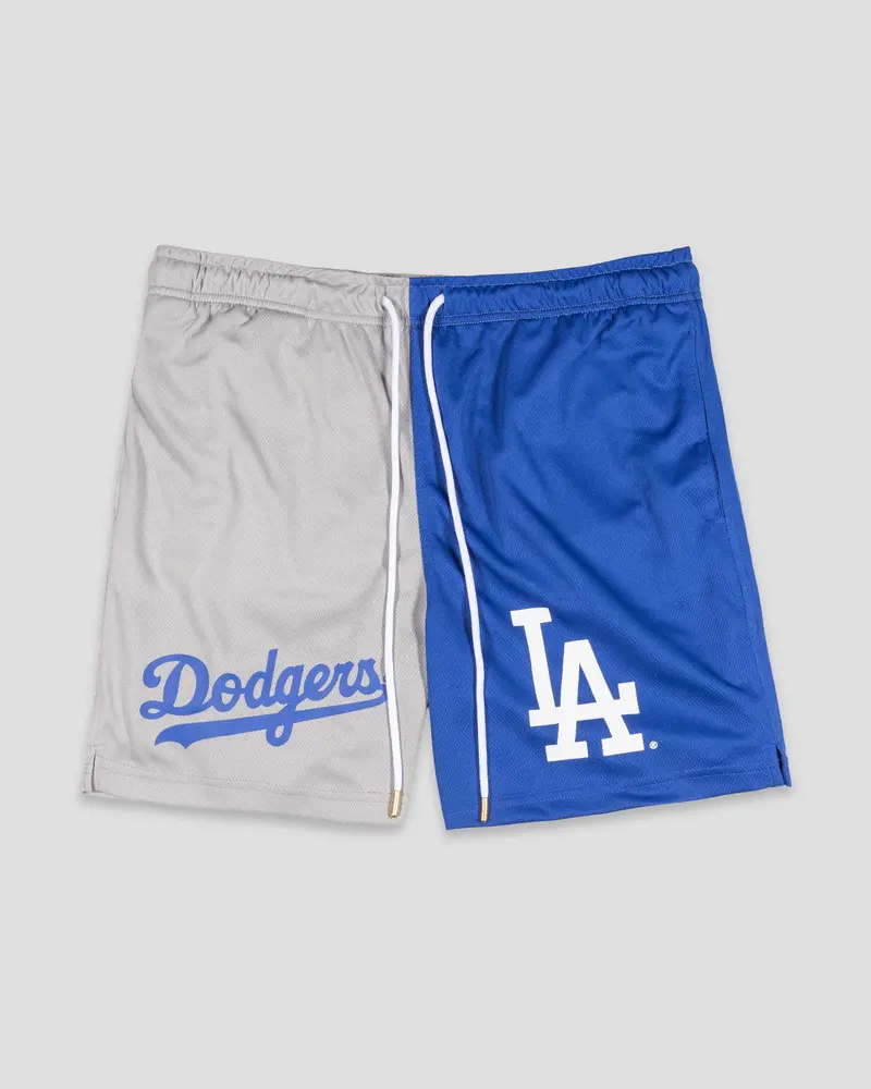 Los Angeles Dodgers Adult Diamond Air Mesh Shorts – Home & Away Edition