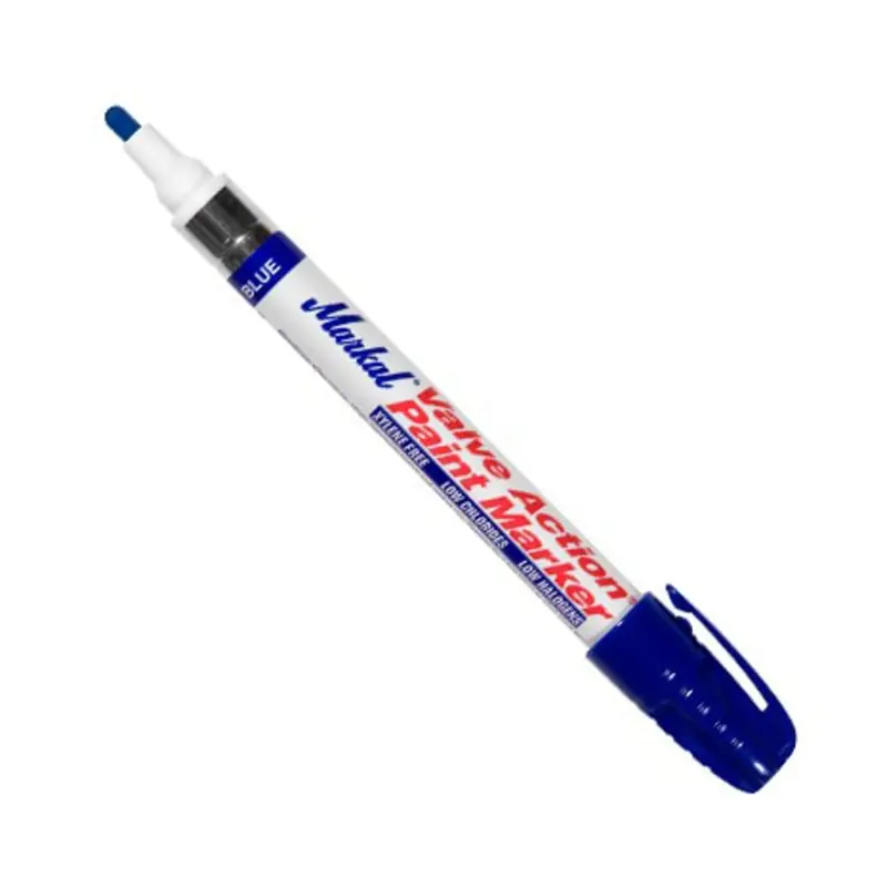 Markal Blue Valve-Action Paint Marker – 1/8″ Tip, Medium Flow (Model 96825)