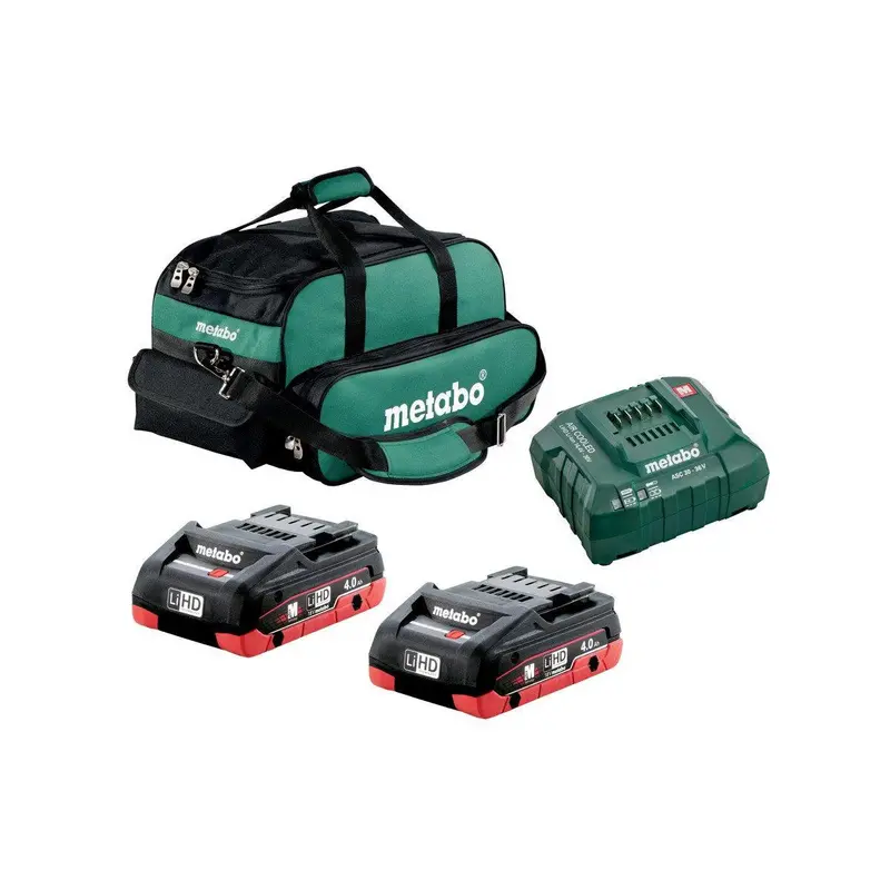 Metabo LiHD 2-Pack 4.0Ah Compact Battery Set – 18V Ultra-M Platform