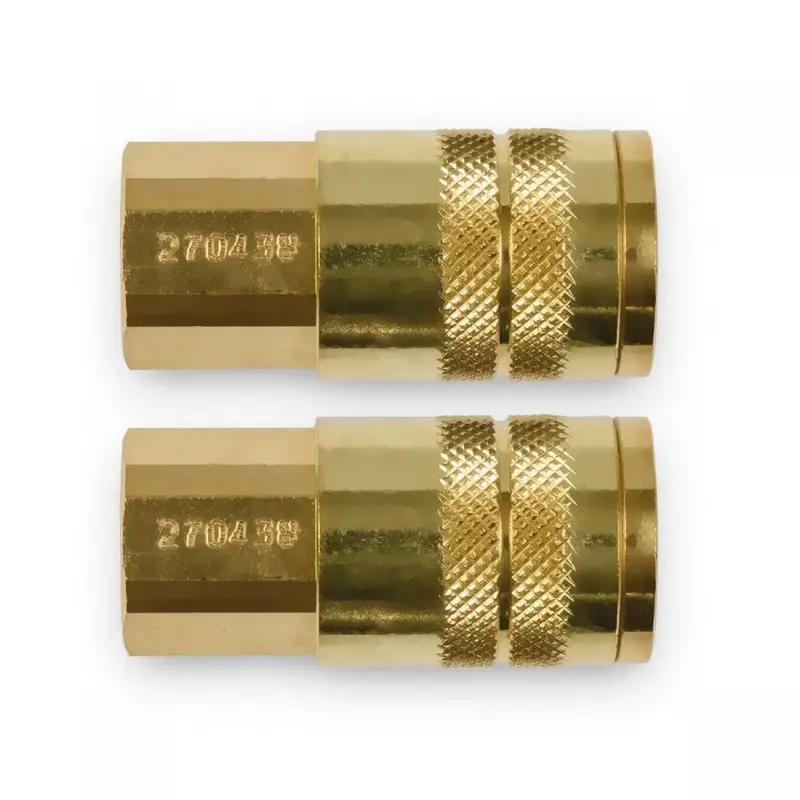 Miller 1/4-Inch Industrial Interchange Hose Socket – Male Fitting Kit, 2 per Pack (Model 270438)