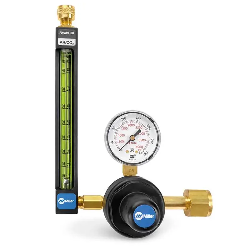 Miller 20 Series Argon/CO2 Flowmeter Regulator – 80 PSI Output (Model 22-80-320)