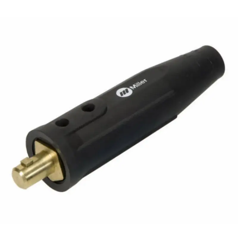 Miller 50mm Male Dinse Connector for Heavy-Duty Cables (#2–1/0 AWG, Part 129527)