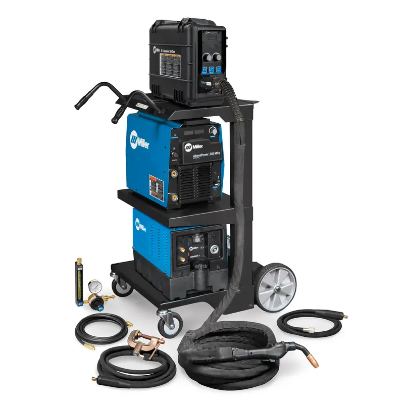 Miller AlumaFeed 350 MPa Aluminum MIG System — 25 ft Water-Cooled XR AlumaPro