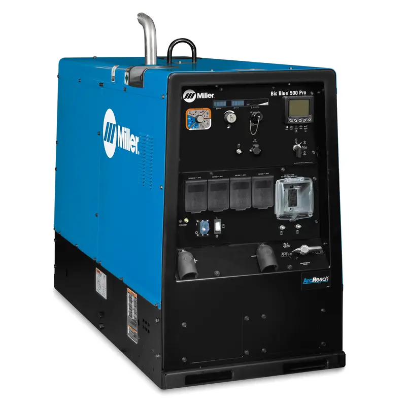 Miller Big Blue 500 Pro Diesel Welder (Kubota Engine) with ArcReach Technology – Deluxe Model