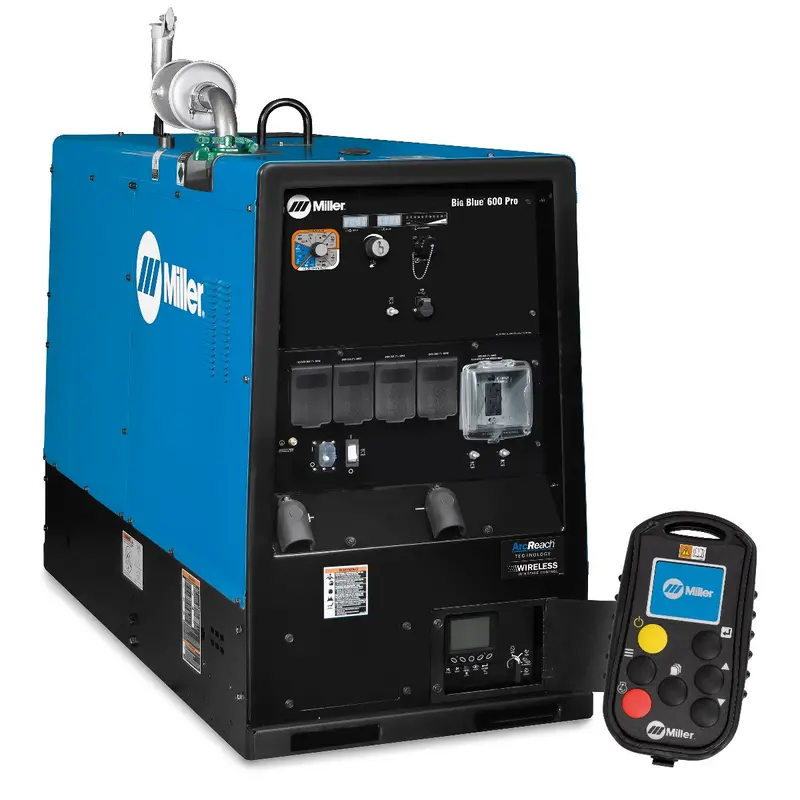 Miller Big Blue 600 Pro Truck-Mounted Welder with WIC, ArcReach & Kubota Engine
