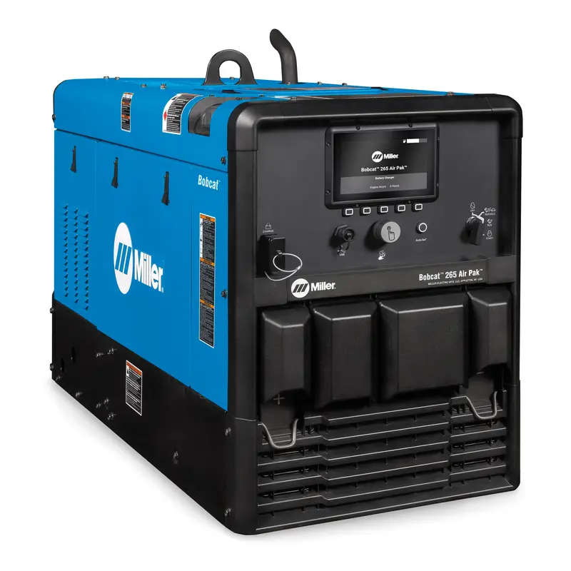 Miller Bobcat 265 AirPak – Portable Engine Welder with Battery Crank Assist Function (907876)