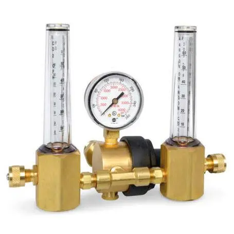 Miller Dual-Flow Meter Regulator for Welding Gas Control – Model 23-50-580