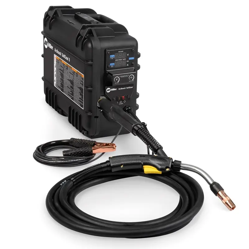 Miller Suitcase 8 ArcReach Wire Feeder Bundle with Bernard 300A MIG Gun – 951726001